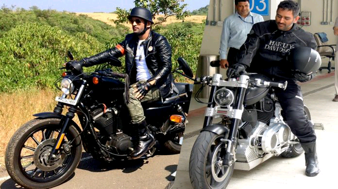 Mahendra Singh Dhoni,Ranchi,Motor Cycle,Starting Problem