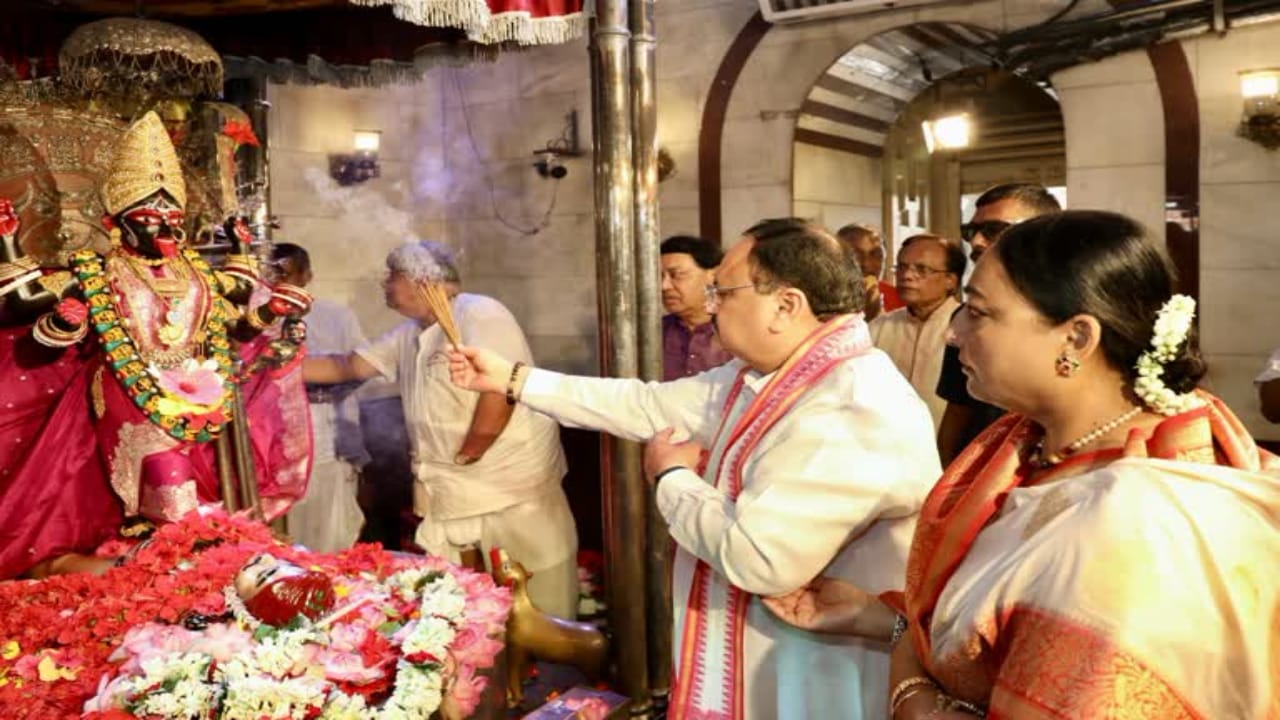 Dakshineswar Kali temple,JP nadda,BJP,State BJP