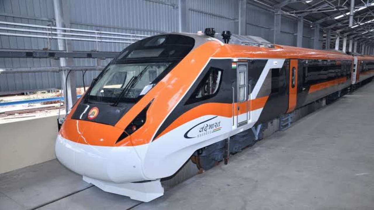 Orange Vande Bharat Express,Indian railway,express train