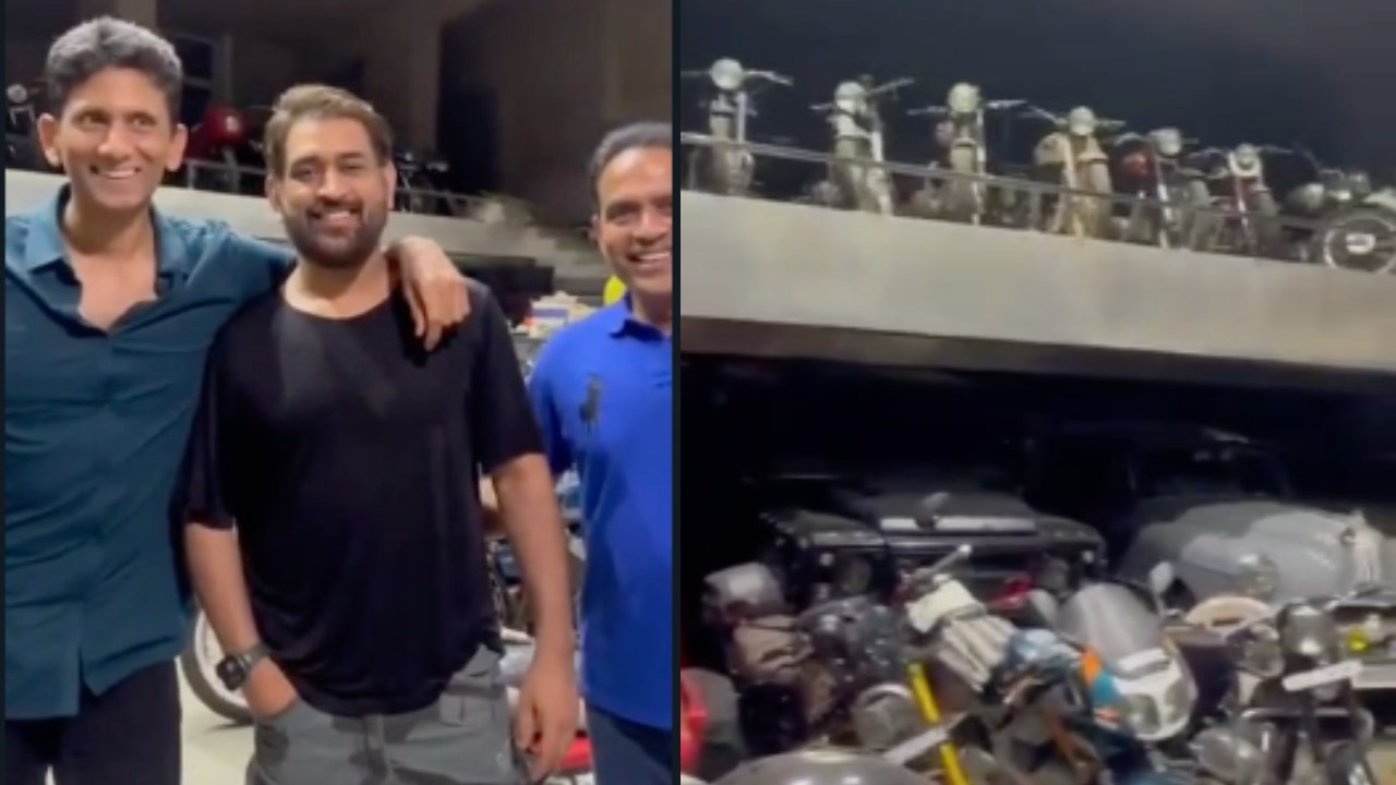 Mahendra Singh Dhoni,Ranchi,Motor Cycle,Starting Problem
