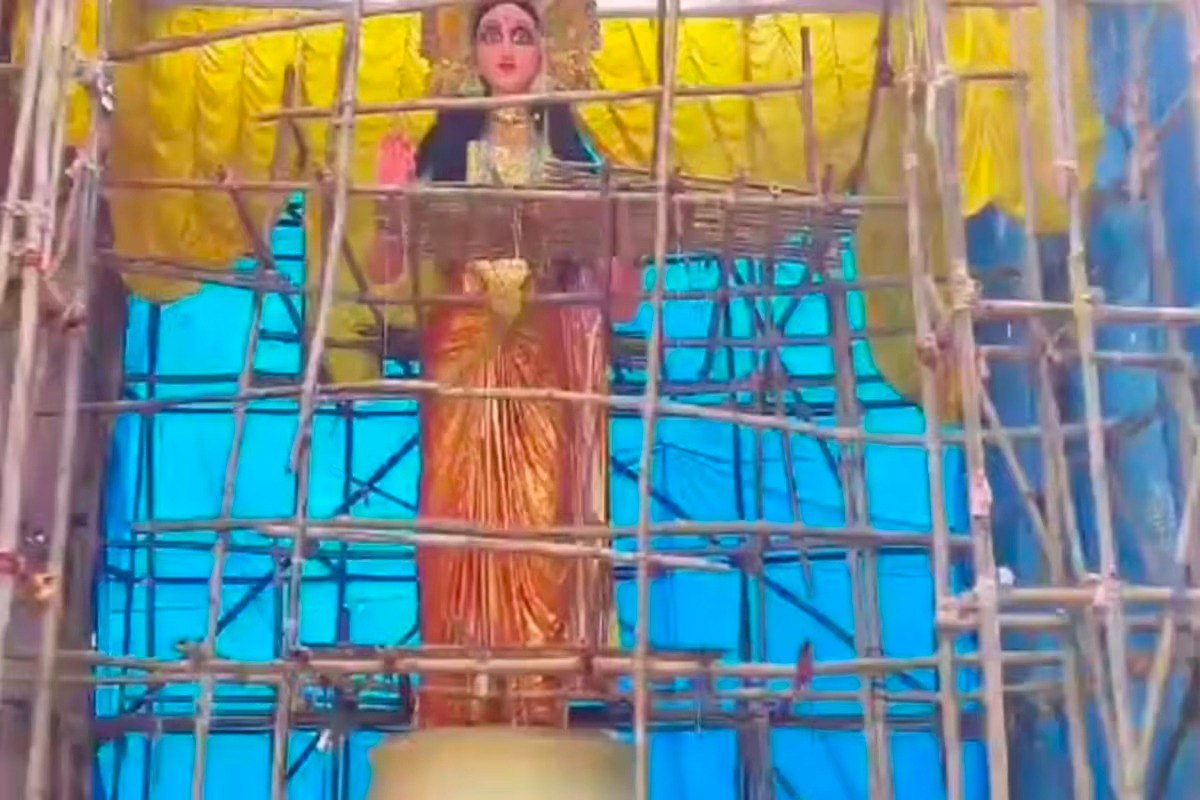 কোজাগরি লক্ষ্মীপুজো২০২৩,বীরভূম,২০ ফুট লক্ষ্মী প্রতিমা