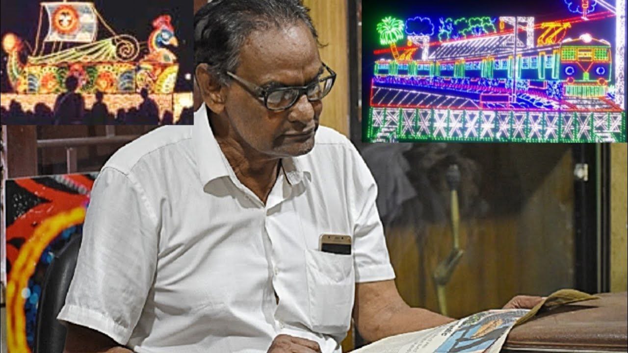 Lighting,Sridhar Das,LED Lights,West Bengal,Light Artists,Craftsmen of Bengal,Chandannagar,Chandannagar lights,Durga Puja,Durga Puja light makers,Kolkata Durga Puja lights,hooghly,hooghly news,হুগলি,হুগলির খবর,The Incredible Story of Sridhar Das,Samragngi Roy,Samragngi Roy Sridhar Das,biography,nonfiction,Sridhar Das biography,world,hollywood,bengal,জগদ্ধাত্রী পুজো,FWeekend,Kolkata,Lights,Jagadhatri Puja,Jagadhatri Puja 2023,Chandannagar Lighting,Father Of Light Chandannagar
